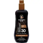 Australian Gold SPF30 Spray Gel With Bronzer 237 ml