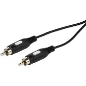 Vivanco Audio Cable 1xRCA Male 2.5m Black