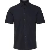 Casual Friday Cffolke Ss Bu Piqué Shirt - Navy - XL