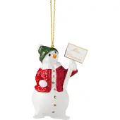 Villeroy & Boch Christmas Classics joulukoriste lumiukko Valkoinen