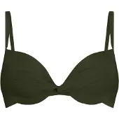 Hunkemoller Luna Padded Bikini Top - Green - C x 70