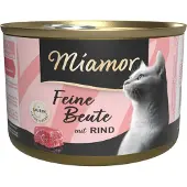 Miamor 12x185g Feine Beute kitten siipikarja kissan märkäruoka
