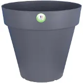 Riviera Pyöreä Harmaa Muoviruukku 414076