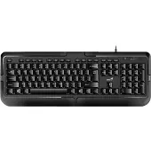 Genius Keyboard + mouse KB-118, US keyboard, classic, waterproof type wired (USB), black