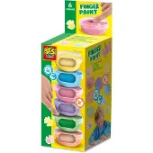 SES Creative Fingerpaint Pastel 6X45Ml - Multi/patterned - ONE SIZE