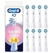Oral-B iO Gentle Care -harjaspäät 8 kpl, valkoinen