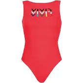 Vivid Uimapuku keltainen / verenpunainen / musta / valkoinen