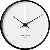 Georg Jensen Henning Koppel seinäkello 30 cm, musta - valkoinen