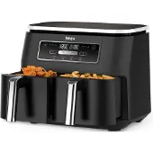 Ninja AF200EU Dual Zone, 7,6 l, 1,6 kg, 2400 W, airfryer, musta