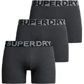Superdry for man. M3110452C Pack of 3 Boxers Grey design (M), Homewear, Cotton