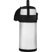 MAKU - Pumpputermos 3 L Teräs/Musta