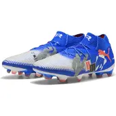 Puma Future 8 Ultimate Fg Forever - Valkoinen/sininen/harmaa/musta/hehkuva Punainen Limited Edition - Nurmi (Fg), koko 39