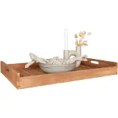 House Nordic Ebba - Tray In Teak, Nature, 58X38 Cm - 58X38X7CM