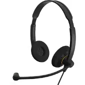 Epos I IMPACT SC 60 USB ML - Kuulokkeet - på øret - kabling - USB - sort med orange farvehighlights