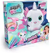 Airbrush Plush Axolotlcorn 20Cm - White - ONE SIZE