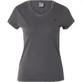 G-Star Overdyed Eyben Slim V-Neck Top 2.0 - Black - Women