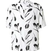 Jack & Jones Jjejeff Charge Resort Shirt Ss Sn - White - XL