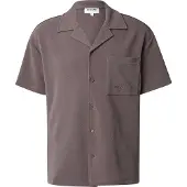 Sixth June Crepe Fabric Ss Shirt - Brown - S