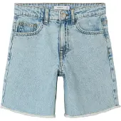 Name it Nkfbella Hw Wide Dnm Shorts 1488-Be Noos - Blue - 128
