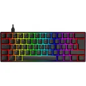 MaxMount Aeon RGB Hotswap PBT Pelinäppäimistö [Gateron Optical Red] - Musta