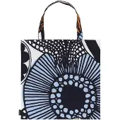 Marimekko Siirtolapuutarha laukku 43x44 cm White-yellow-orange-light blue