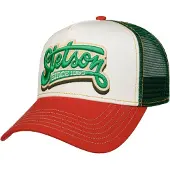 Stetson Lettering Trucker Cap Red/Offwhite/Green Lippalakit One Size