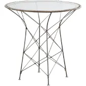 Sika-Design , Funky kahvilapöytä lasihasselpähkinä