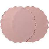 Ziczac - Scallopped Pöytätabletti 36 cm 2 kpl Vaaleanpunainen