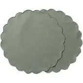 Ziczac - Scallopped Pöytätabletti 36 cm 2 kpl Vihreä