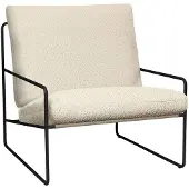 Ferm Living Desert Nojatuoli Black/Off-white