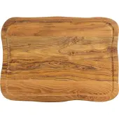Aida Raw Teak - Skærebræt M Saftrille 1 Stk 45X33X2 Cm - Brown - ONE SIZE