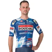 Castelli Aero Race 8s Soudal Quick-step 2025 Lyhythihainen Pyöräilypaita
