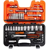 Bahco hylsysarja S560, 1/4"+1/2", 56 osaa