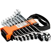 Bahco räikkäkiintoavainsarja 1RM/SH8, 8–19 mm, 8 osaa