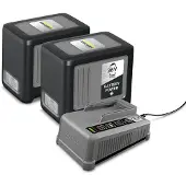 Kärcher Akku Power+ 36 V; 2x6,0 Ah + nopea latauslaite Power +