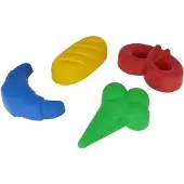 Cavallino Toys Cavallino Sand mold set Food 4 pcs.