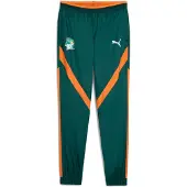 Puma Norsunluurannikko Treenihousut Pre Match Woven Africa Cup of Nations 2025 - Vihreä/Oranssi - , koko Small