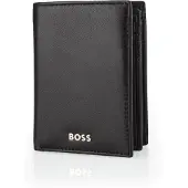 HUGO BOSS Lompakko korteille ja kolikoille , Classic Smooth Black