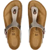 Birkenstock for woman. 1016144 Gizeh Birko-Flor Sandals (Regular Fit) taupe (38), Flat, None, Casual