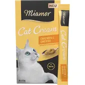 Miamor 66x15g Cat Cream kana & juusto kissanherkut
