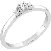 Sandberg Taivaanranta timanttisormus 0.16ct V-383w-160