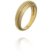 Mockberg Edge Ribbed kullattu sormus #54 MB0703