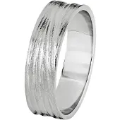 Kohinoor Flow 5.7mm valkokultasormus 003-455V-200