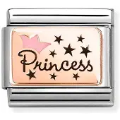 Nomination Composable Classic pink princess crown 430204/02