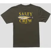 Salty Crew Yellowfin Kids T-paita vihreä, XL