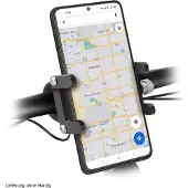 SBS E-GO STABLE METAL HANDLEBAR MOUNT FOR SCOOTER AND BIKE (TEERIDEMETAL)