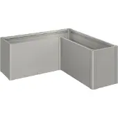 Biohort Belvedere istutusallas midi koko l150 metallic kvarts-harmaa