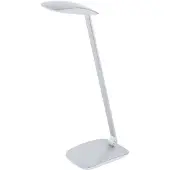Eglo LED-pöytävalaisin Eglo Cajero USB-liitäntä himmennettävä hopea 95694