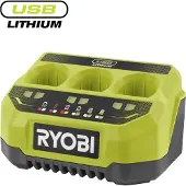 Ryobi RC43P 4V usb lithium 3-porttinen laturi