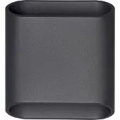 LCD Led ulkoseinävalaisin 5175, himmennettävä, Musta, Alumiini, Moderni